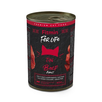 FFL cat karma mokra dla kota z wołowiną 400g