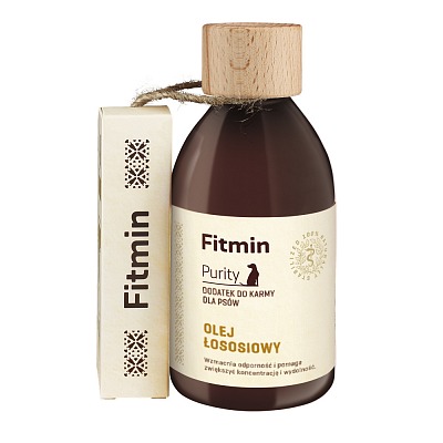  Fitmin dog Purity Olej łososiowy – 300 ml DATA WAŻNOŚCI DO 24.07.2024