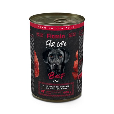 FFL dog karma mokra dla psa z wołowiną 400 g