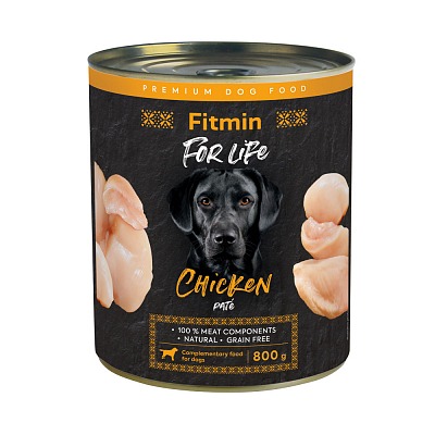 FFL dog karma mokra dla psa z kurczakiem 800g 