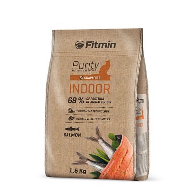 Fitmin cat Purity Indoor - 1,5 kg