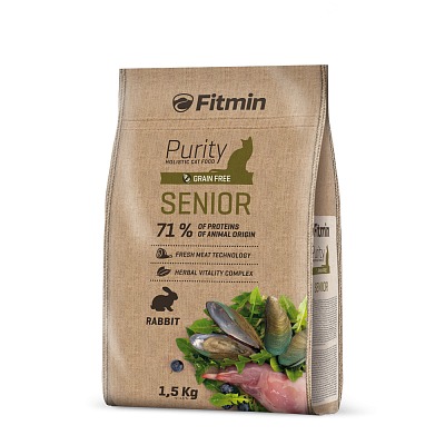 Fitmin cat Purity Senior - 1,5 kg