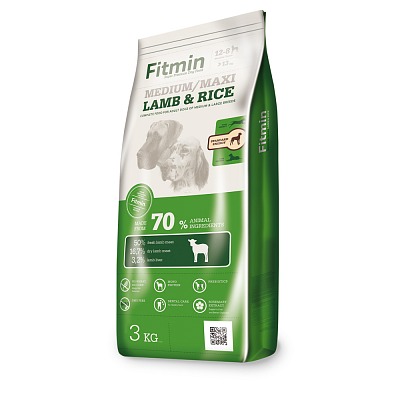 Fitmin dog medium maxi lamb&rice - 3kg