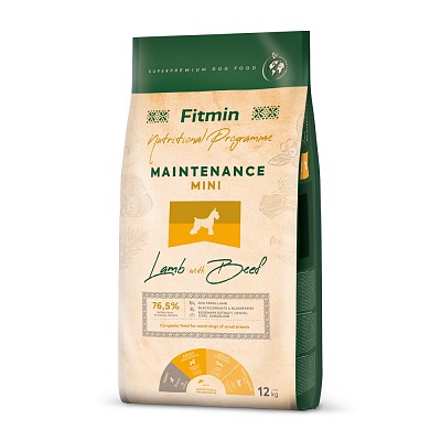 Fitmin dog mini maintenance lamb&beef - 12 kg