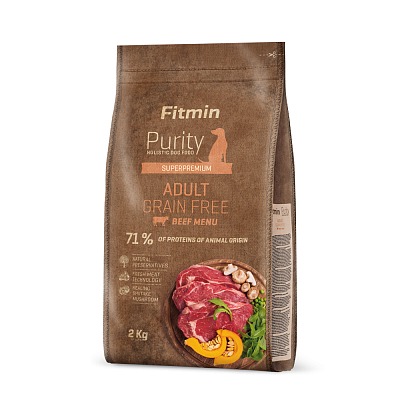 Fitmin dog Purity Grain Free Adult Beef - 2 kg