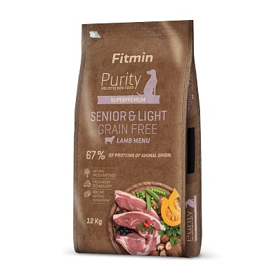 Fitmin dog Purity Grain Free Senior&Light Lamb - 12 kg